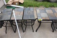 Set of Stone top tables