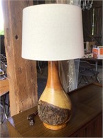 Burlwood Lamp