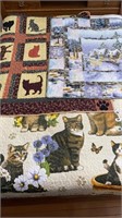 Lap Quilts (Cats Are Store Bought) Winter Scene