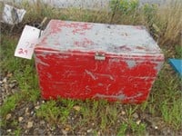 75) Coke ice chest