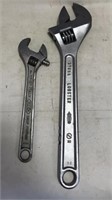 2 Adjustable Wrenches