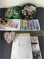 Sewing Accessories, buttons, and patterns