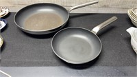 2 Used Paderno Frying Pans 11" & 8"