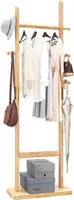 Coat Rack Freestanding  Coat Tree with 2 Main Rods