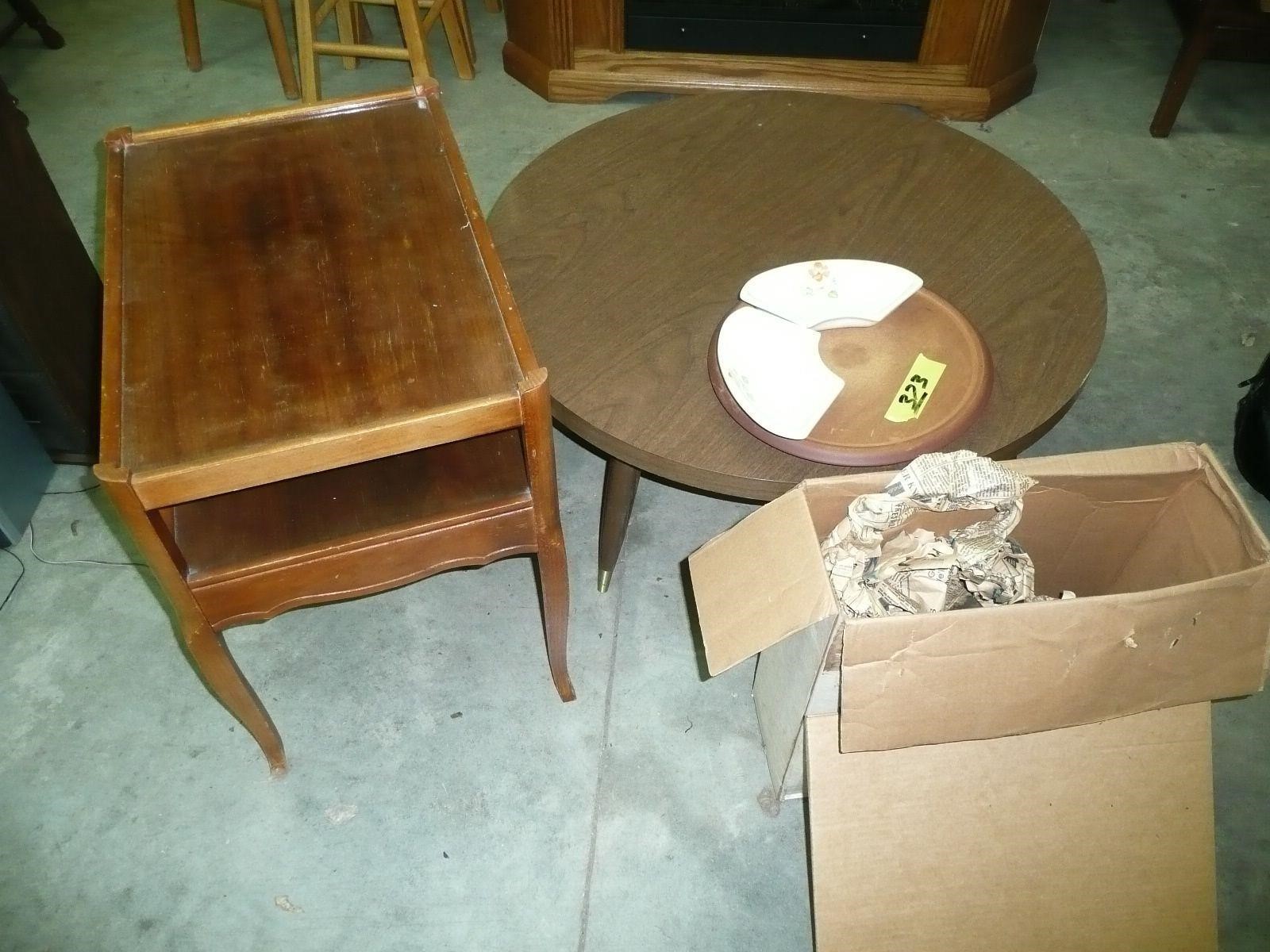 Lazy Susan and 2 Tables