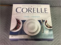 24 Piece Corelle Dinnerware Set