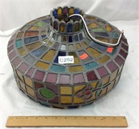 Heavy Leaded Stained Glass Lamp