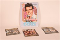 Vintage Metal Elvis Presley Sign, Elvis Magazines