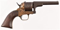 Engraved Moore's Patent Firearms Co. Belt Revolver