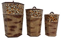 Ambiance Collection Animal Print Canisters
