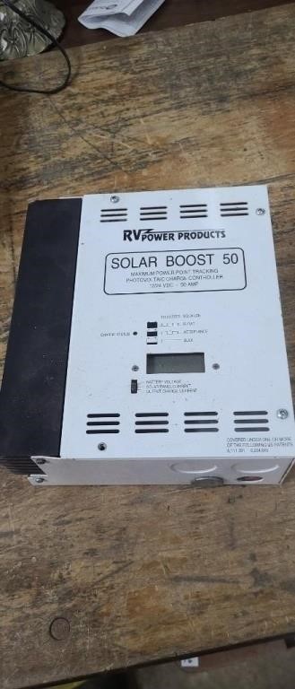 RV Power Products.  Solar Boost 50. 10" x 9".