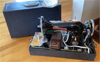 Vintage Modernage electric portable sewing machine