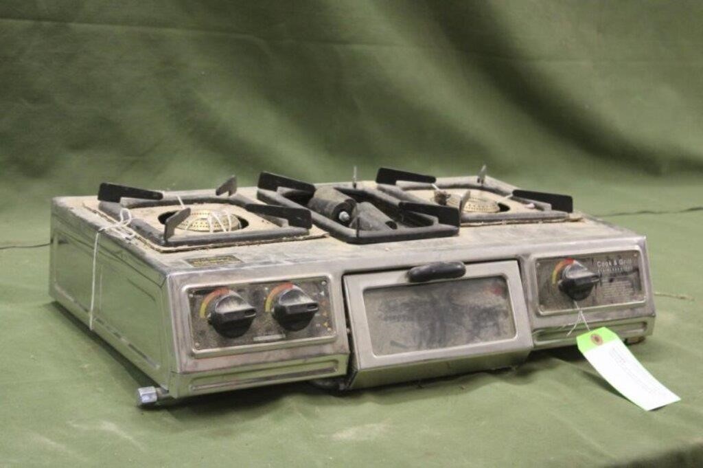 Vintage Cook & Grill Stainless Steel Propane Stove
