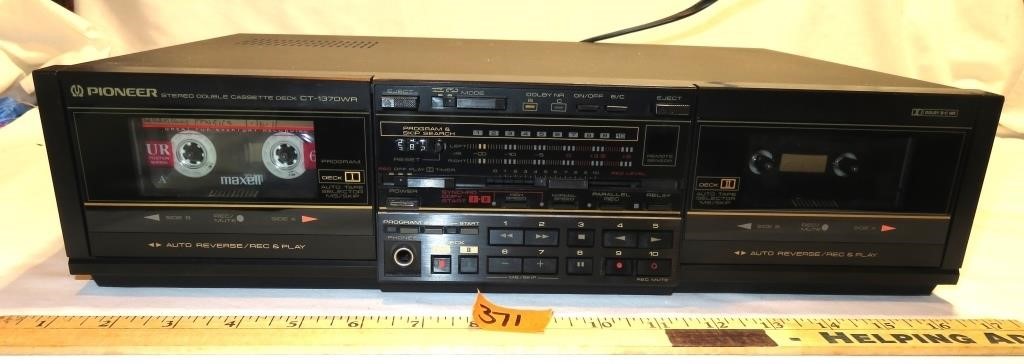 Pioneer CT-1370WR Dual Cassette Deck