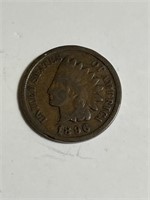 1896 Indian Head 1 Cent Coin