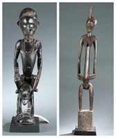 2 Senufo style sculptures. 20th century.