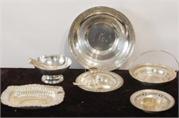 Collection of Antique Sterling bowls & more 695g