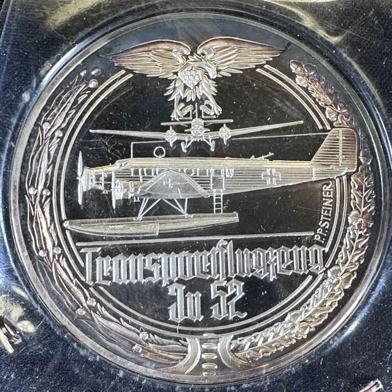 Silver Medal WW2: Junkers JU-52 German Transport
