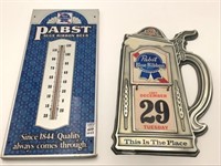 Lot of 2 Pabst Blue Collectibles Including