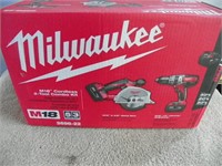 Unused M18 2 tool Milwaukee combo  kit c/w