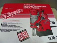 Unused  Milwaukee  Electro magnet drill press