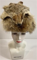 Coyote Fur Trapper Hat