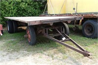 22ft x 8ft Flat Rack Wagon on Truck Gear