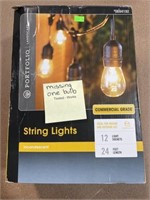 Portfolio string light 24 feet missing one bulb