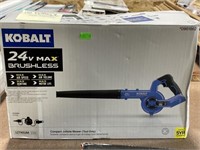 Kobalt 24 Vmax compact job site blower tool only