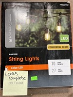 Portfolio solar LED String light 27 feet