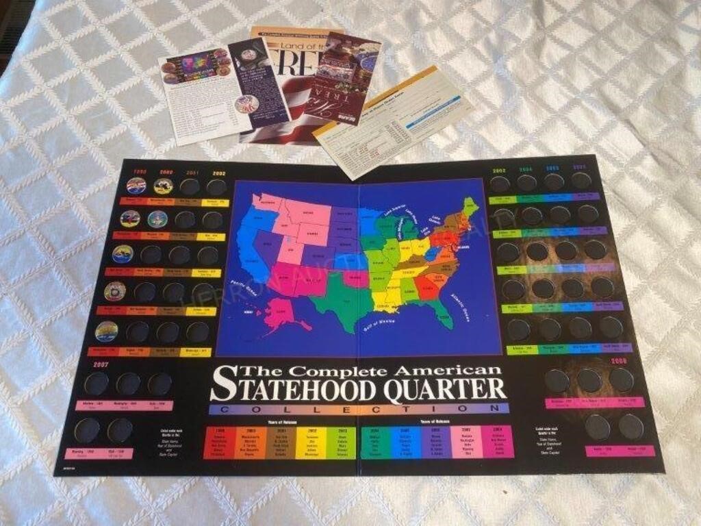 The Complete American Statehood Quarter Board