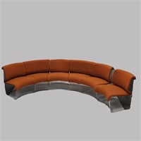6 piece Verner Panton "Patonova" sofa (as seen -