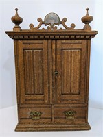 Potbury & Sons, LTD Wood Cabinet c. 1890s