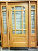 Right hand 36" entry door with 12" sidelites