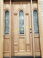 8'- 36" left hand entry door with 12" sidelites