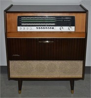 Mid Century Kuba Stero Cabinet With Phonograph