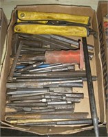 BOX OF CHISELS & PUNCHES