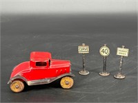 EARLY ALL METAL PRODUCTS WYANDOTTE TOY COUPE