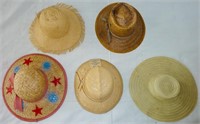 1940's Salesman Sample Straw Hats
