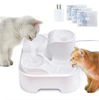 ($40) GOYJOY Cat Water Fountain, Ultra Silent