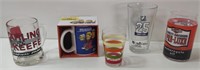 5 Collectible Glasses Incl Harley Davidson