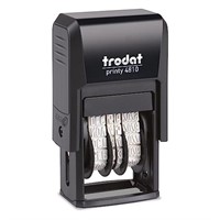 Trodat 4810 Printy Self-Inking Pocket Date Stamp,