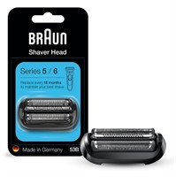 Braun Series 5 53B Electric Shaver Head, Black -