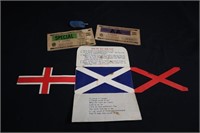 WW2 Ration booklets,tokens & flag history