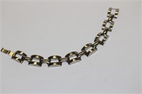 A Sterling Retro Design Bracelet