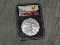 2017 NGC MS70 American Silver Eagle .999