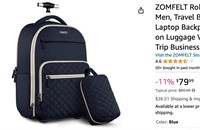 ZOMFELT Rolling Backpack for Women Men