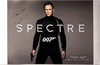 Signed James Bond 007 Spector Poster