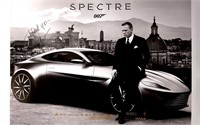 Signed James Bond 007 Spectre Poster