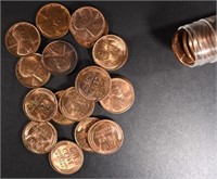 1934 BU LINCOLN CENT ROLL